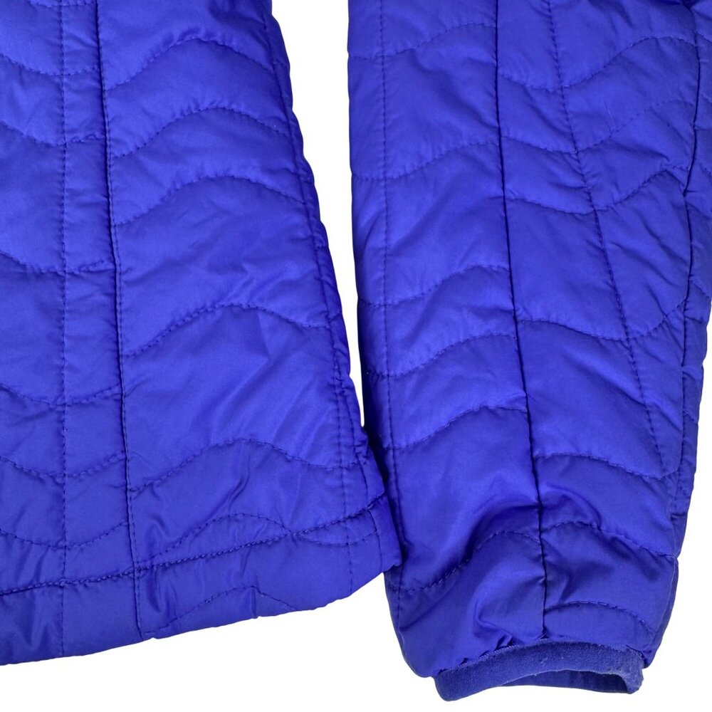 The North Face TNF Womens Quilted Jacket Purple XS Nylon Lightweight Full Zip - Picture 13 of 16